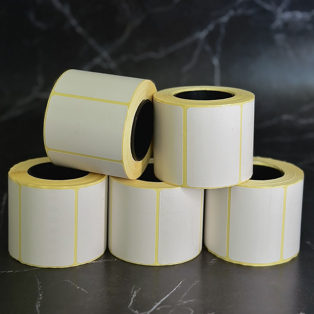 Термоэтикетки для термопринтера самоклеящиеся 58х40мм ЭКО / 5шт ...