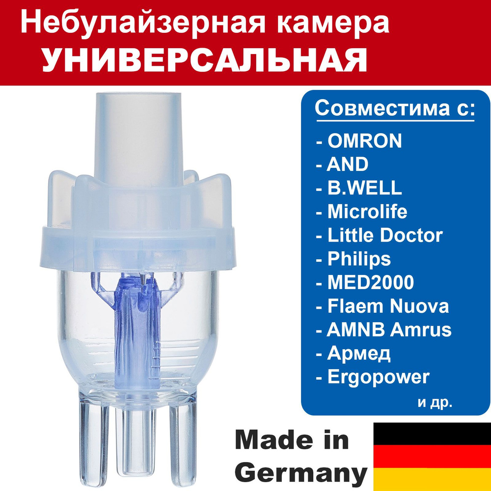 Небулайзерная камера HUM для ингаляторов OMRON, AnD, B-Well, Little Doctor, Philips, Microlife, MED2000 #1