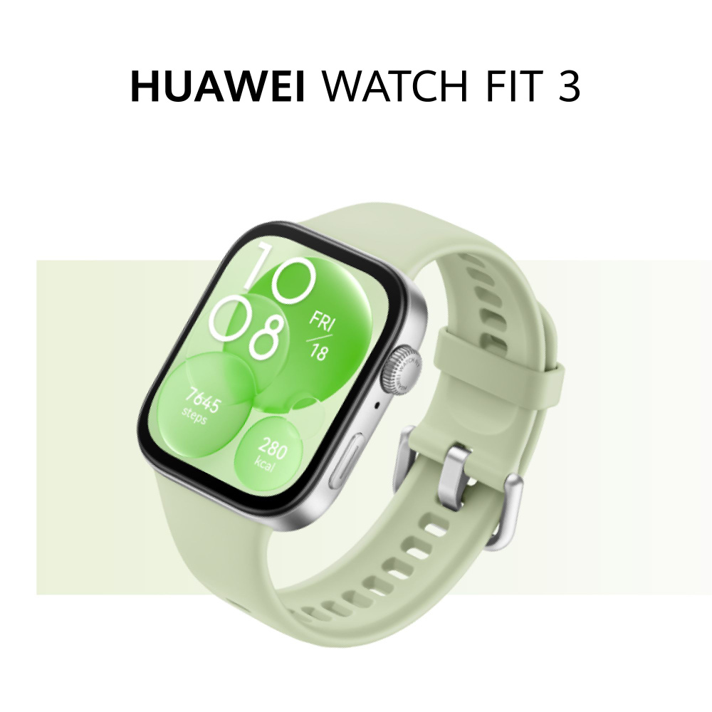 HUAWEI Фитнес-браслет WATCH FIT 3, зеленый #1