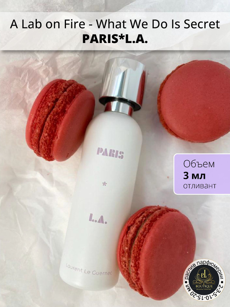 A Lab on Fire What We Do Is Secret Paris L.A., отливант купить на