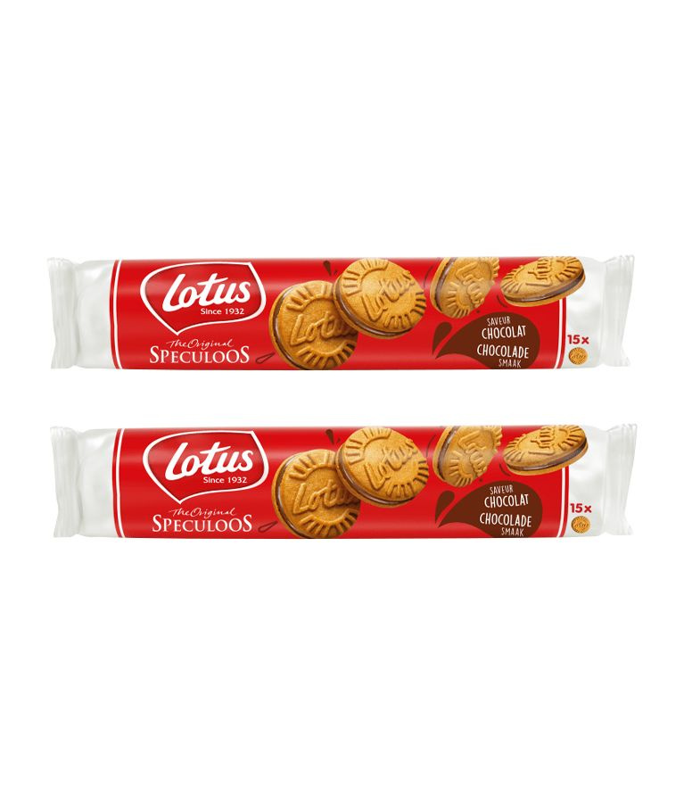 Lotus Biscoff Speculoos Milk Chocolate печенье с шоколадной начинкой, 2 шт по 150 гр  #1