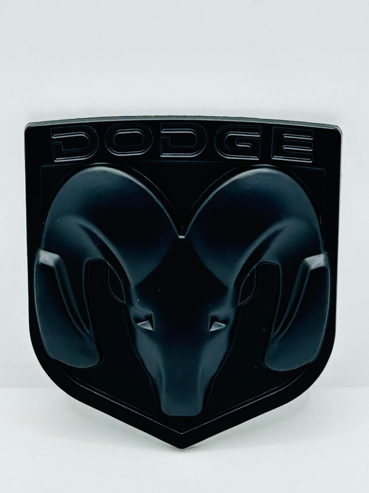 Шильдик Наклейка Эмблема Dodge Black - купить по выгодным ценам в ...