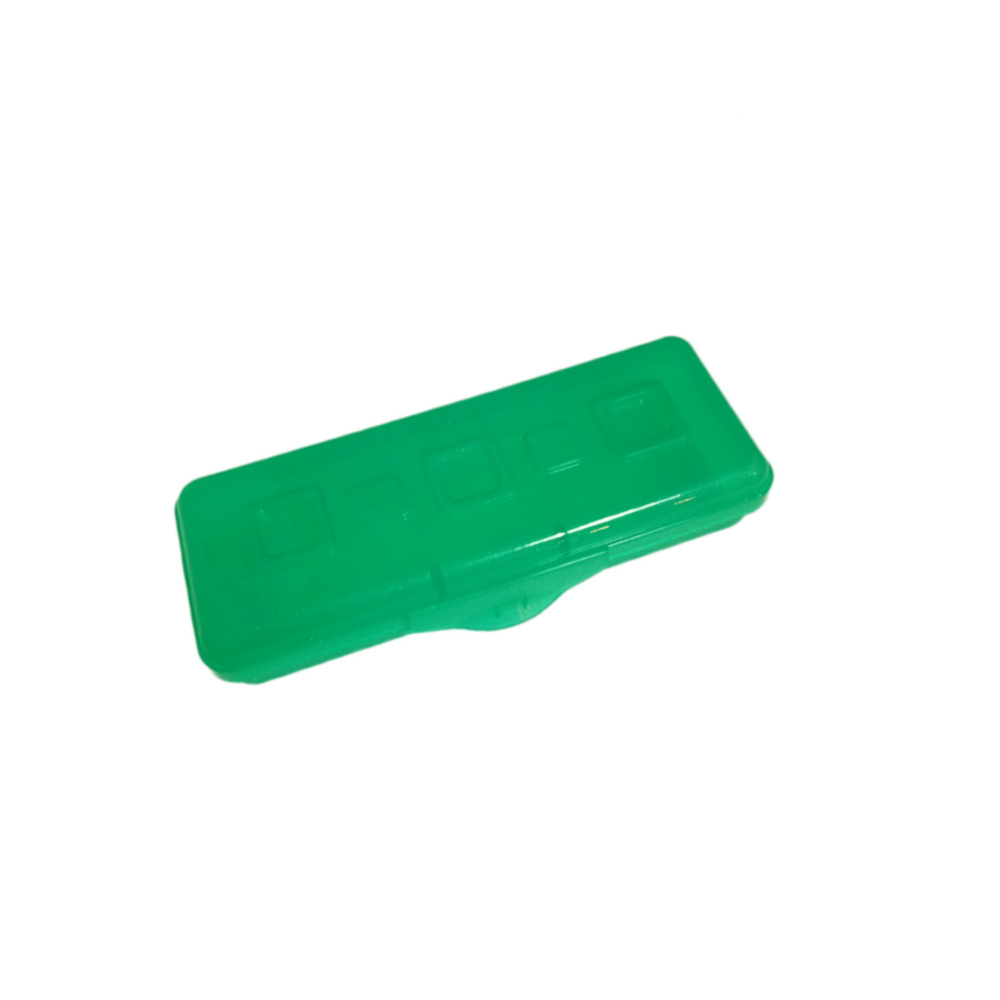 Пенал пластиковый универсальный прозрачный (7х20х2) для учебы и работы ...