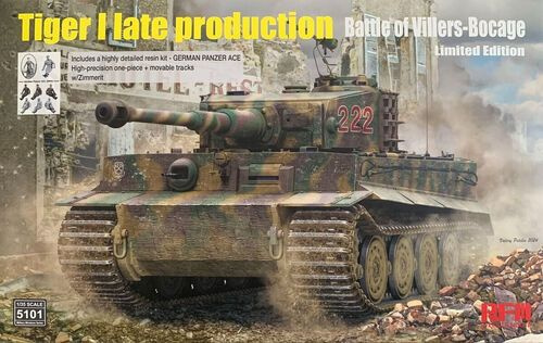 RM-5101 Тигр с циммеритом I late production (Battle of Villers-Bocage) w/Zimmerit, #1