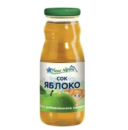Сок детский Fleur Alpine Organic Яблоко, с 4 месяцев, 0,2 л Нидерланды ...