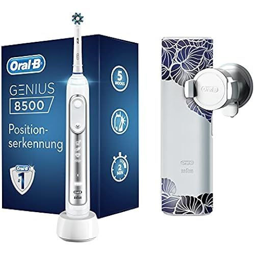 Oral-B Электрическая зубная щетка Genius 8500 Design Edition с функцией определения положения и дорожным #1