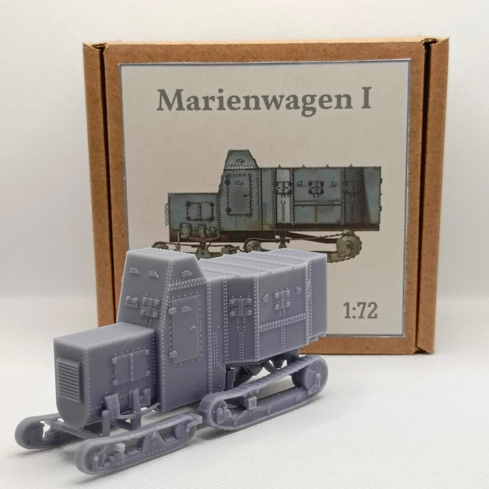 Marienwagen 1, модель бронеавтомобиля в масштабе 1/72 #1