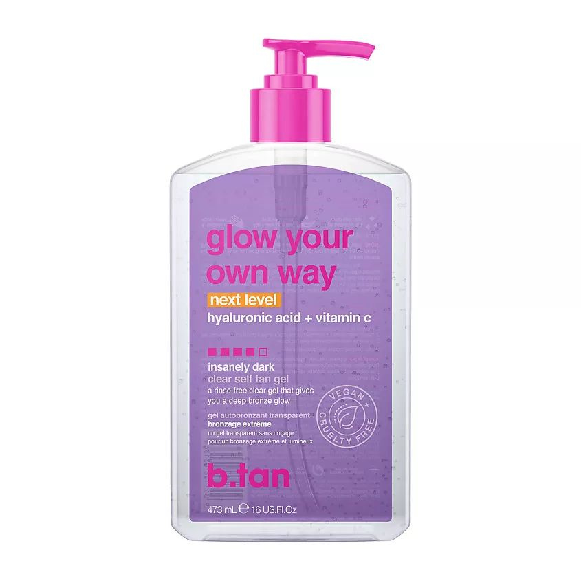 B.TAN Гель-автозагар glow your own way next level self tan gel 473 мл #1