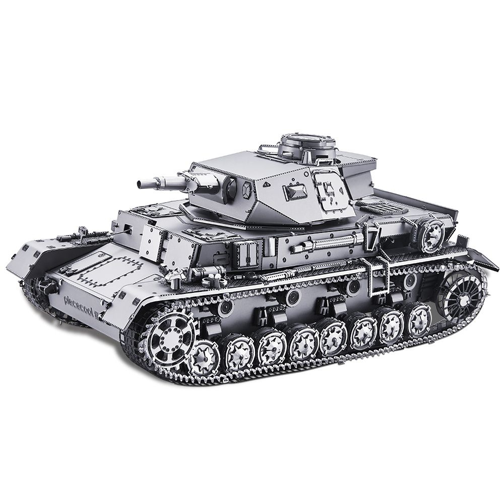 Piececool Металлические 3D модели для взрослых 1:48 Panzer IV Tanks D Наборы моделей-пазлов для подарков #1