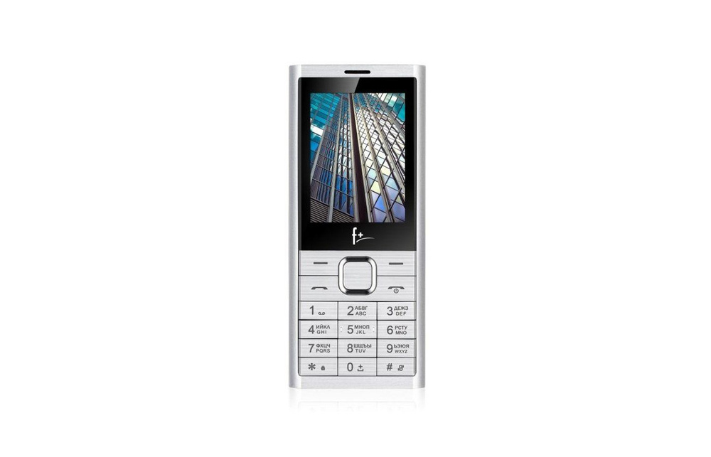 Мобильный телефон F+ B241 Silver купить на OZON по низкой цене (1670242806)