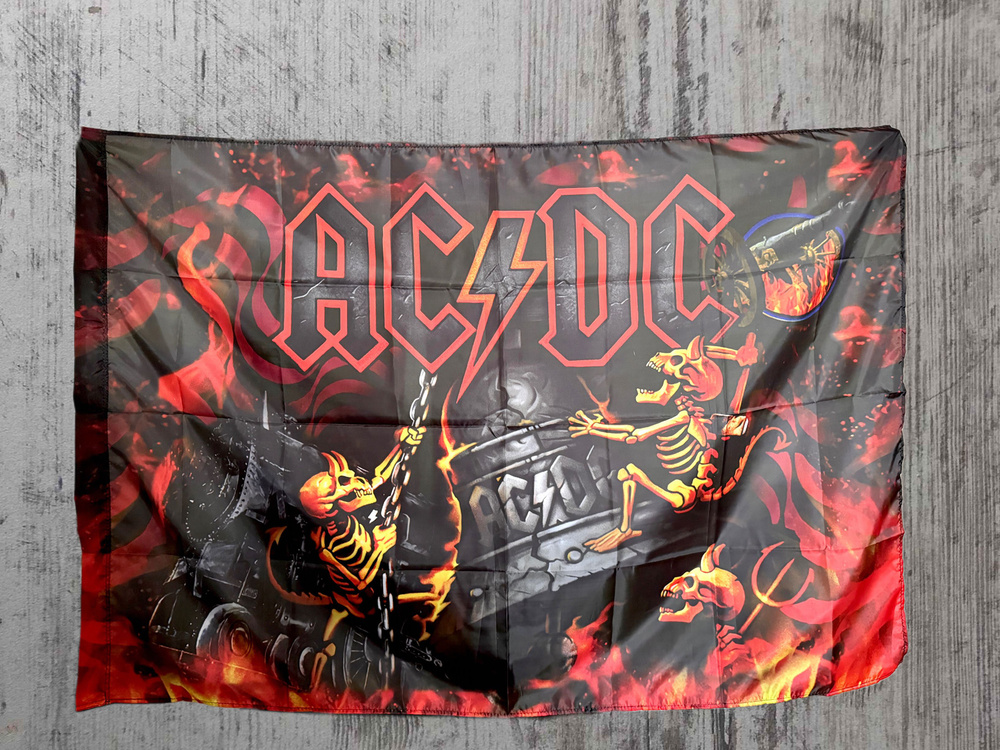 Плакат постер флаг AC/DC - Hells Bells #1