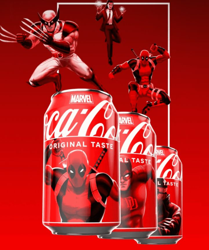 Газировка Coca Cola Original Marvel Лимитированная Серия 3 шт по 355мл из США  #1