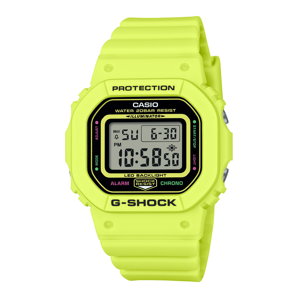 CASIO G-SHOCK GMD-S5600EP-9 часы наручные женские противоударные водонепроницаемые, с будильником, таймером #1