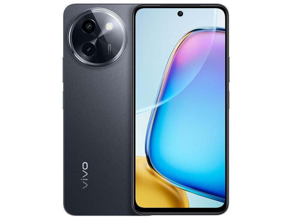 Vivo Смартфон vivo Y200i  Новый 2024 год 12/256 ГБ, черный #1