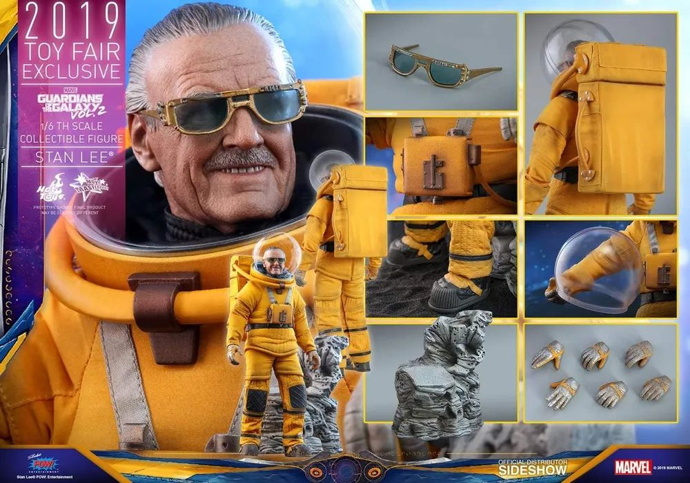 Фигурка Hot Toys MMS545 Guardian of Galaxy Vol. 2 Stan Lee 1/6 Exclusive #1