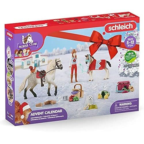 schleich 98642 Horse Club Адвент-календарь 2022, для детей от 5 лет, для любителей лошадей с игрушечными #1