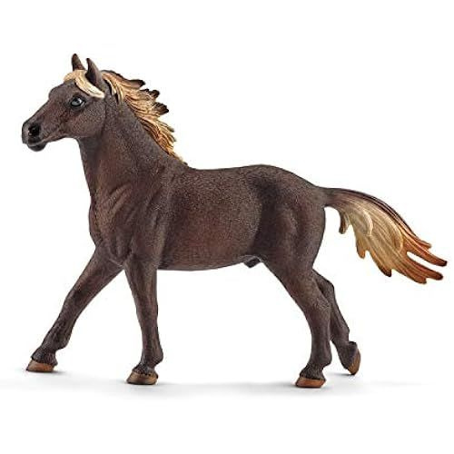 schleich 13805 Жеребец Мустанг, для детей от 3 лет, FARM WORLD - фигурка  #1