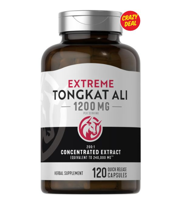 Тонгкат Али Piping Rock Tongkat Ali for Men 1200 mg, 120 кап из США #1