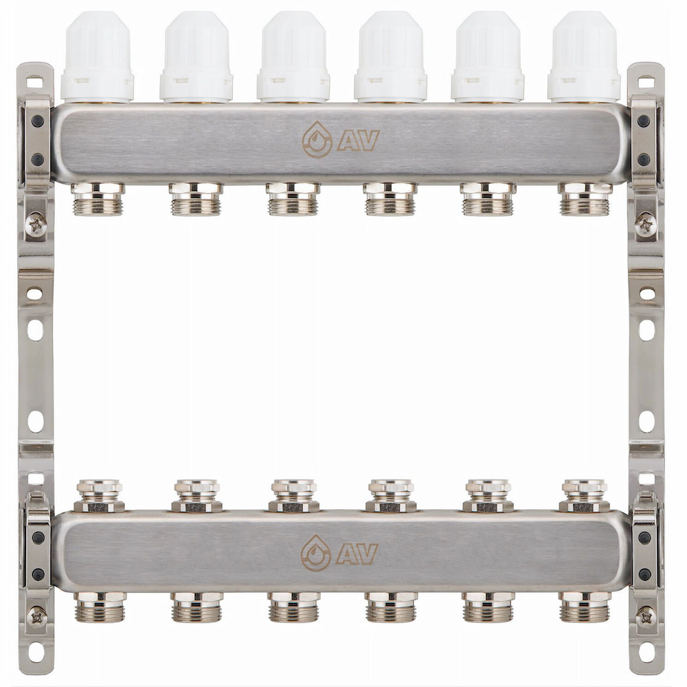 Коллекторная группа для отопления AVE162K 6 выходов AV ENGINEERING (AVE16200106K)  #1