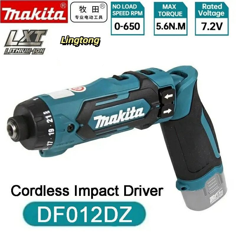 Аккумуляторная отвертка Makita DF012DZ,7.2V,0 батарей #1