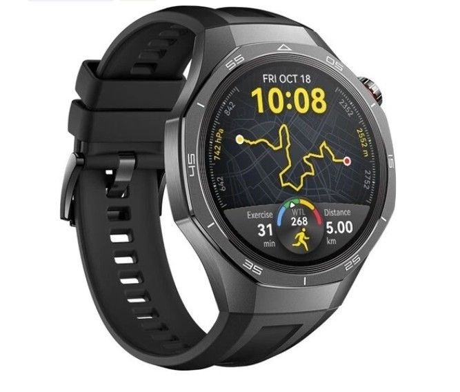 HUAWEI Смарт-часы WATCH GT 5 Pro, 46mm, Black Fluoroelastomer #1