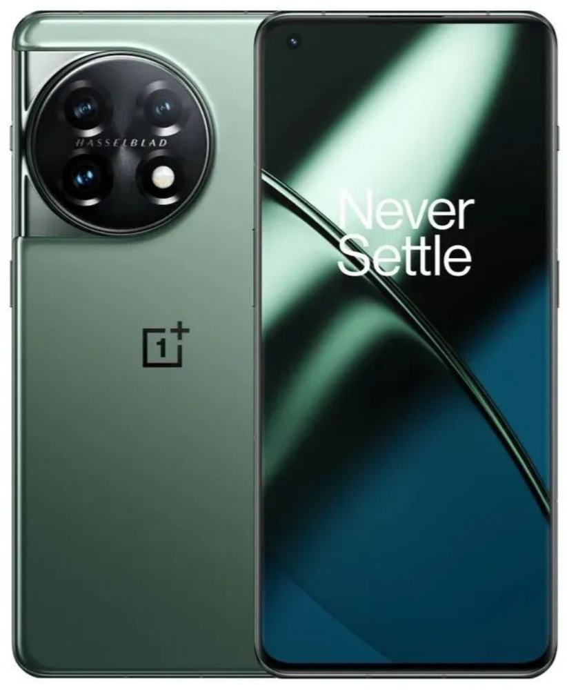 Смартфон OnePlus 11 5G (поддержка NFC, русский язык, поддержка Google, две SIM-карты) 12/256 ГБ, зеленый #1