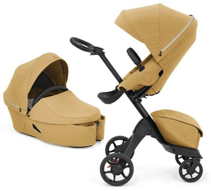 Коляска универсальная 2 в 1 Stokke Xplory X, золотой, желтый #1