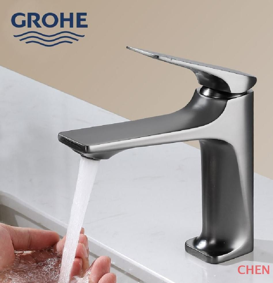 GROHE смесители для ванной комнаты с горячей и холодной водой, смесители для умывальника  #1