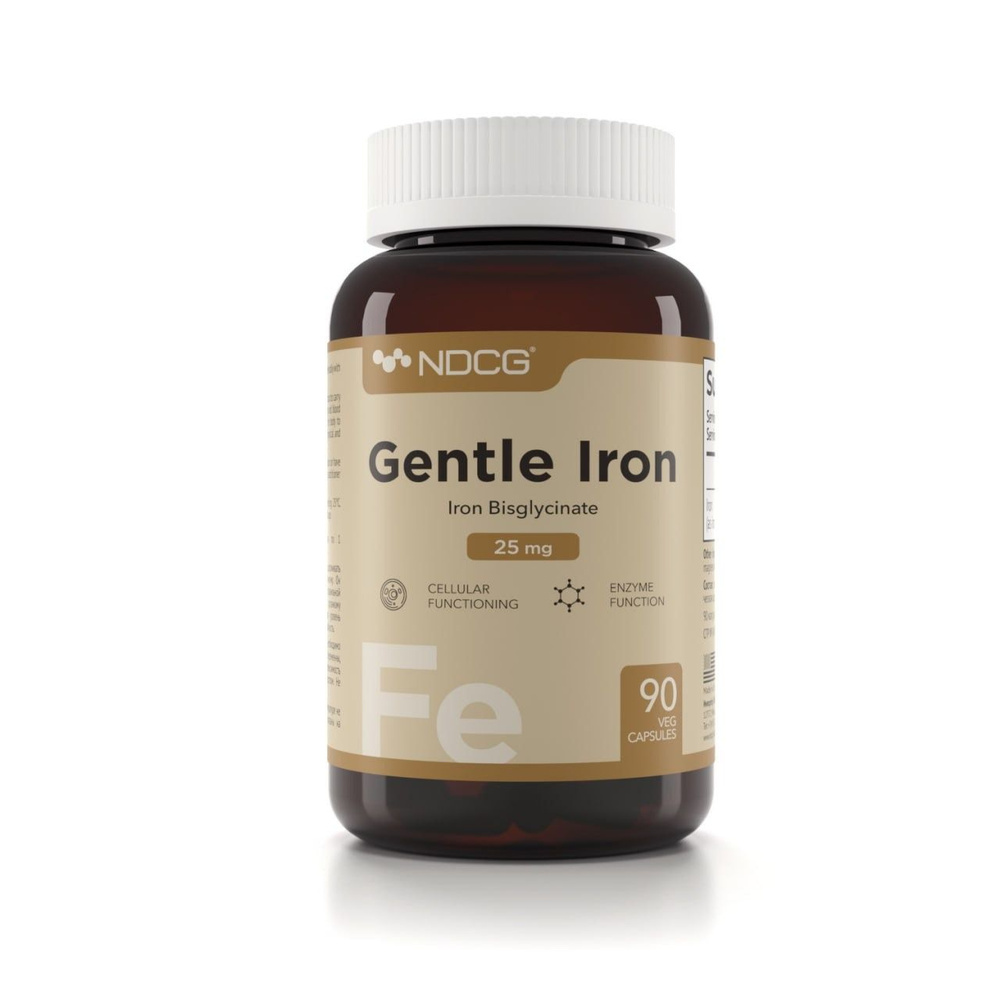 NDCG железо хелат Gentle Iron, легкодоступное железо Джентл Айрон 25 mg ...