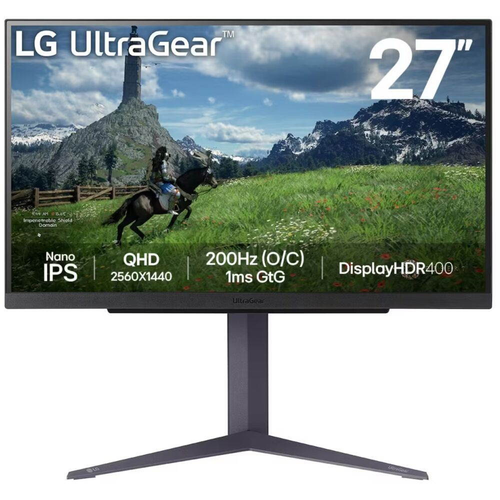 LG 27" Монитор UltraGear 27GS85Q-B, черный #1