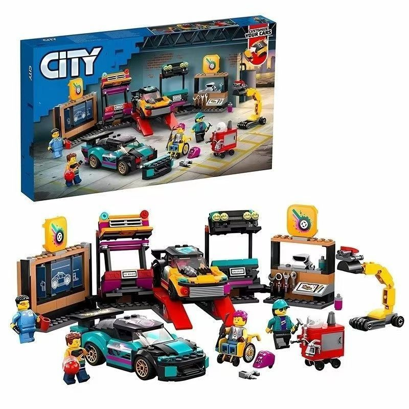 Конструктор LEGO City Автомобильная мастерская, 507 деталей, 6+, 60389  #1