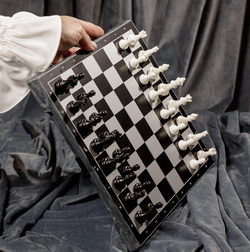 Шахматы магнитные дорожные, шахматы для детей и взрослых 28 см купить ...