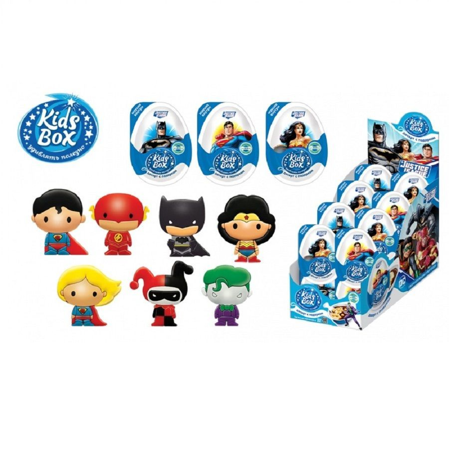 Конфитрейд Десерт с подарком KIDS BOX DC JUSTICE LEAGUE, 16шт*20г #1