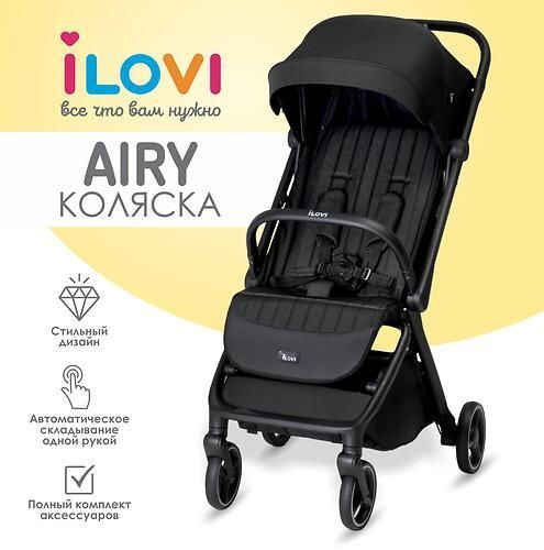 Коляска iLovi Airy Black #1