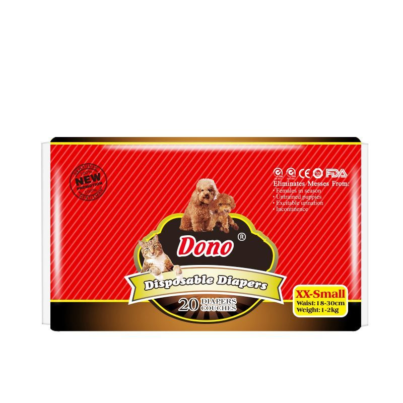 Одноразовые впитывающие пояса для сука DONO FEMALE PET DIAPER размер XXS 20 штук  #1