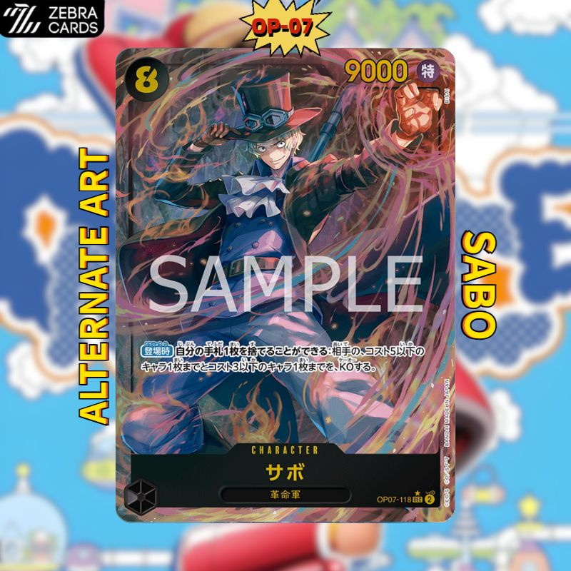 Bandai Ван Пис коллекционные игровые карточки от OP-07 One Piece AR Card SP card(Японская версия)  #1