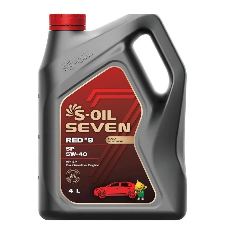 S-OIL SEVEN red #9 5W-40 Масло моторное, Синтетическое, 4 л #1