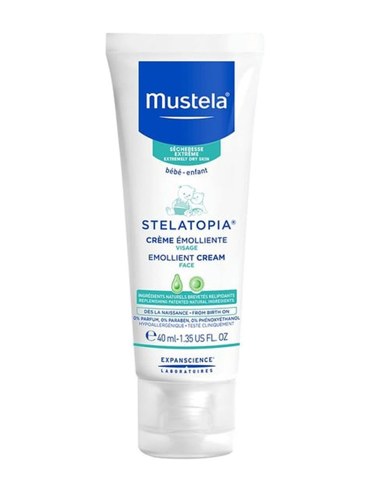 Mustela Смягчающий крем для лица Stelatopia 40 мл #1