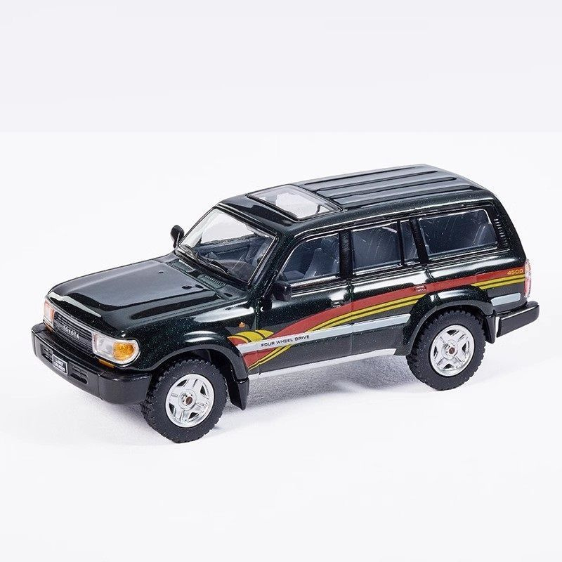 Masdi 1:64 Toyota Land Cruiser LC80 1994 – Modellino Pressofuso Scala 1:64 Colore Verde, Auto Sportiva Da Collezione
