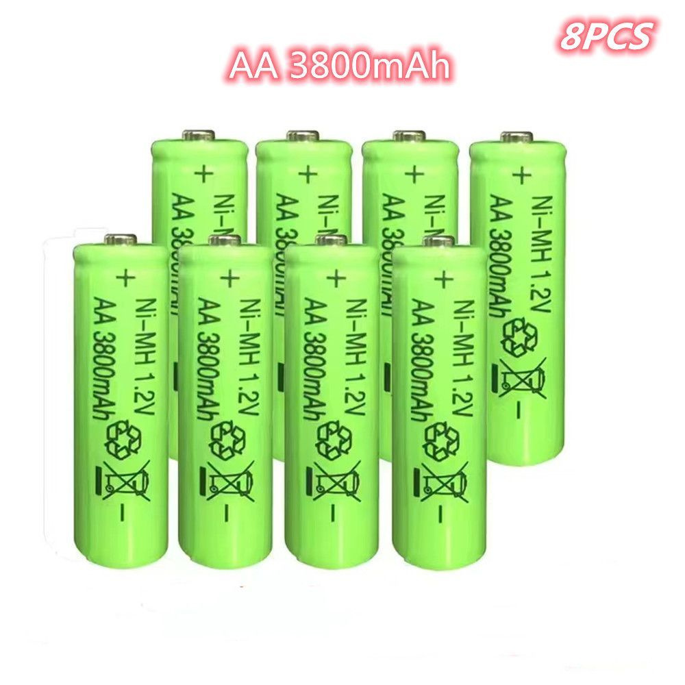 8шт 1.5V AA Аккумулятор 3800 mAh Зарядный аккумулятор NI - MH #1