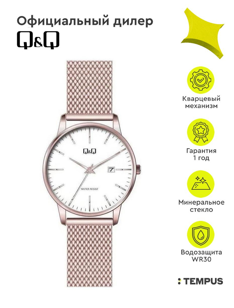 Мужские наручные часы Q&Q Attractive BL76J809Y #1