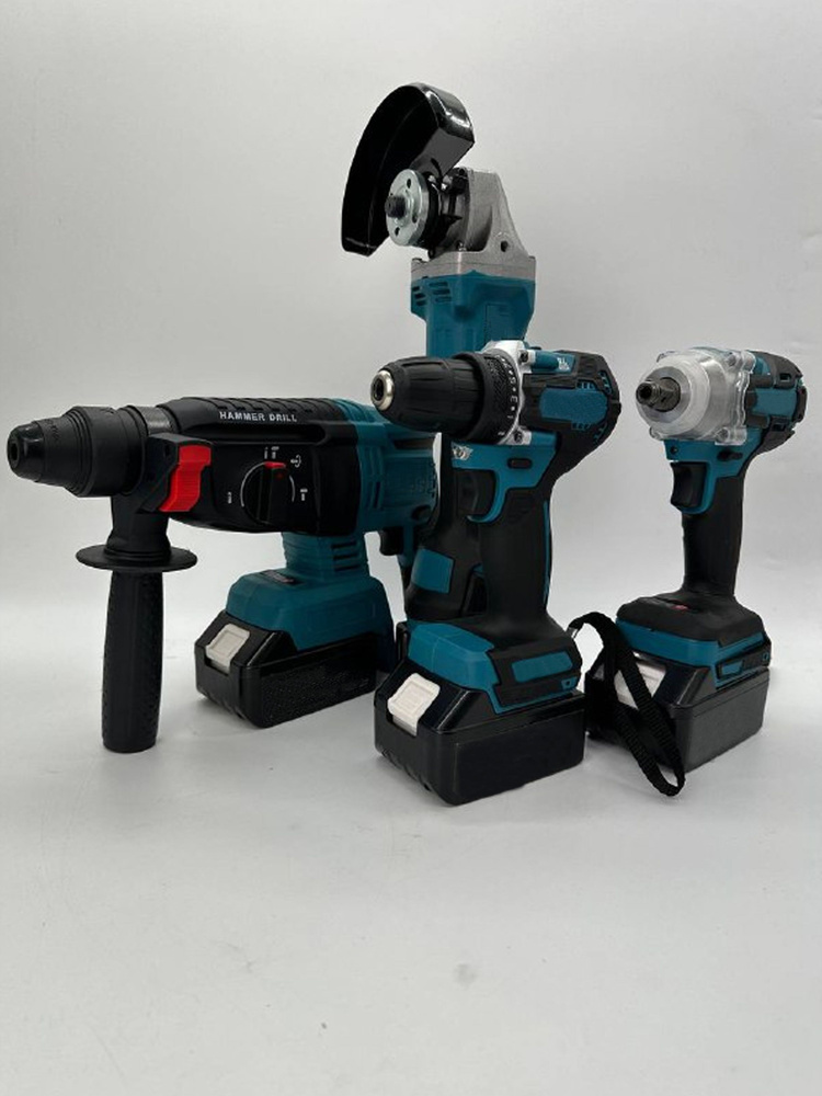 Аккумуляторный набор инструмента 4 в 1 36V 4 АКБ купить на OZON по ...