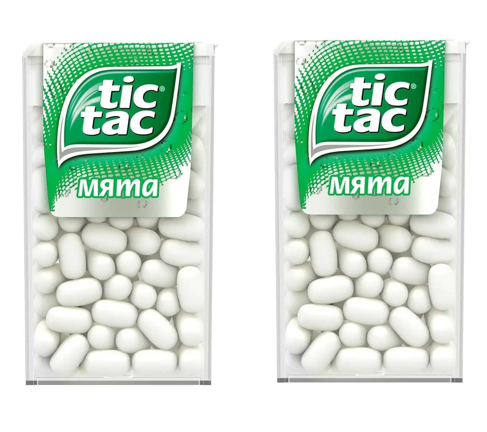 Tic Tac Драже Мята, 49 г, 2 уп #1