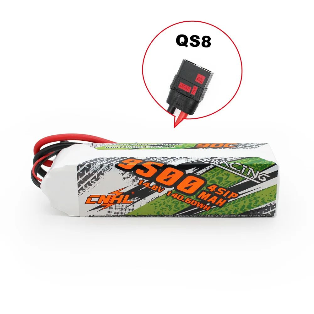 Батарея CNHL RC Lipo 4S 14,8 В 5200 мАч 6200 мАч 9500 мАч с пулей EC5 QS8 8 мм  #1