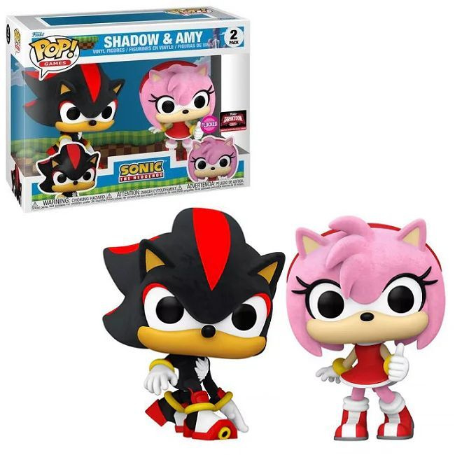 Фигурка Funko Pop! Sonic: Shadow and Amy (Стикер Target Con (Фанко Поп Шэдоу и Эми из игры Еж Соник)) #1