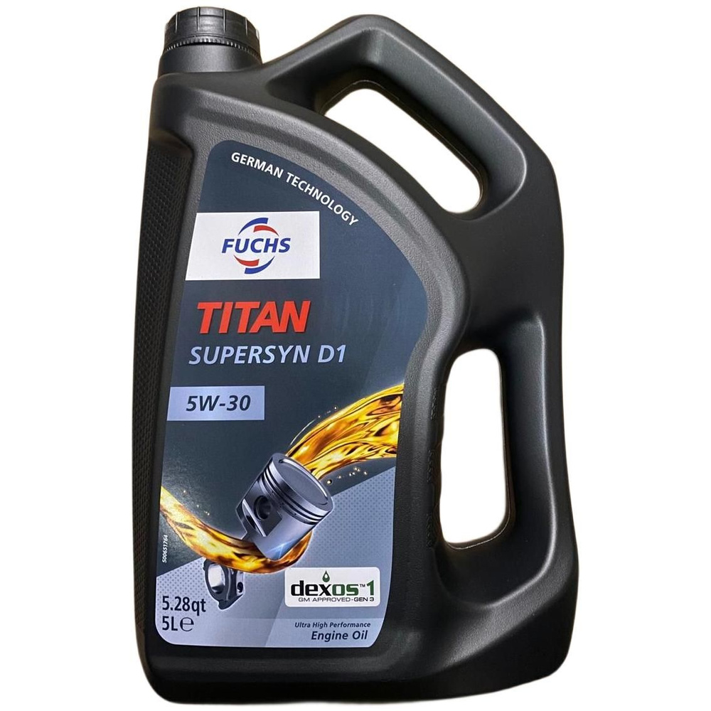 Масло моторное Fuchs 5W-40 Синтетическое 5 л купить c доставкой на OZON ...