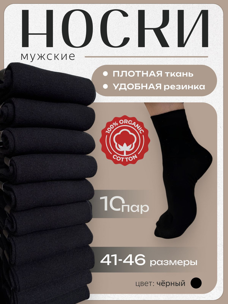 Носки мужские носки, 10 пар #1