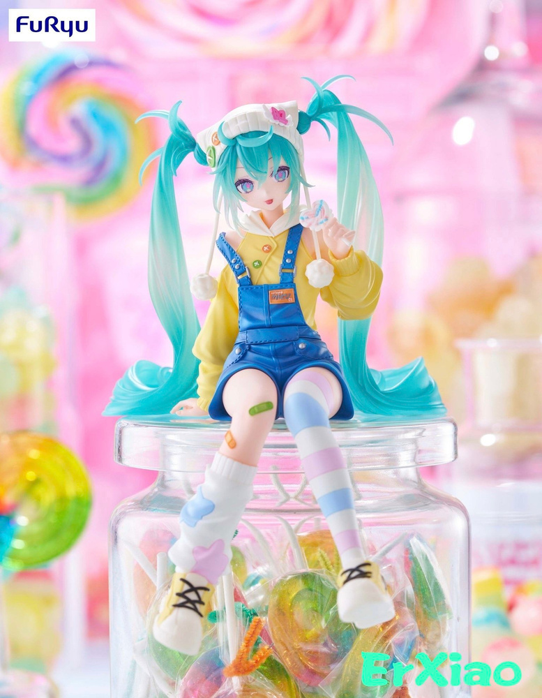 Noodle Stopper Figure 13体セット Фигурка FuRyu , Хацунэ Мику Фигурка-держатель для лапши / Hatsune