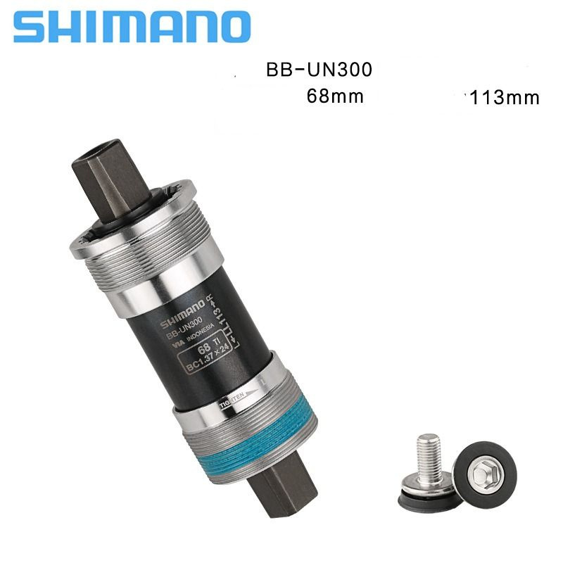 Pédalier Shimano BB-UN300 – Cartouche Carrée 68 X 117,5 Mm – Pour VTT, Vélo Route, Ville – Neuf