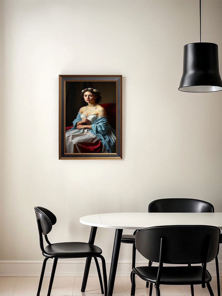 IKEA Картина "Узоры на картинах в рамках используются для украшения" 30x40 см #1
